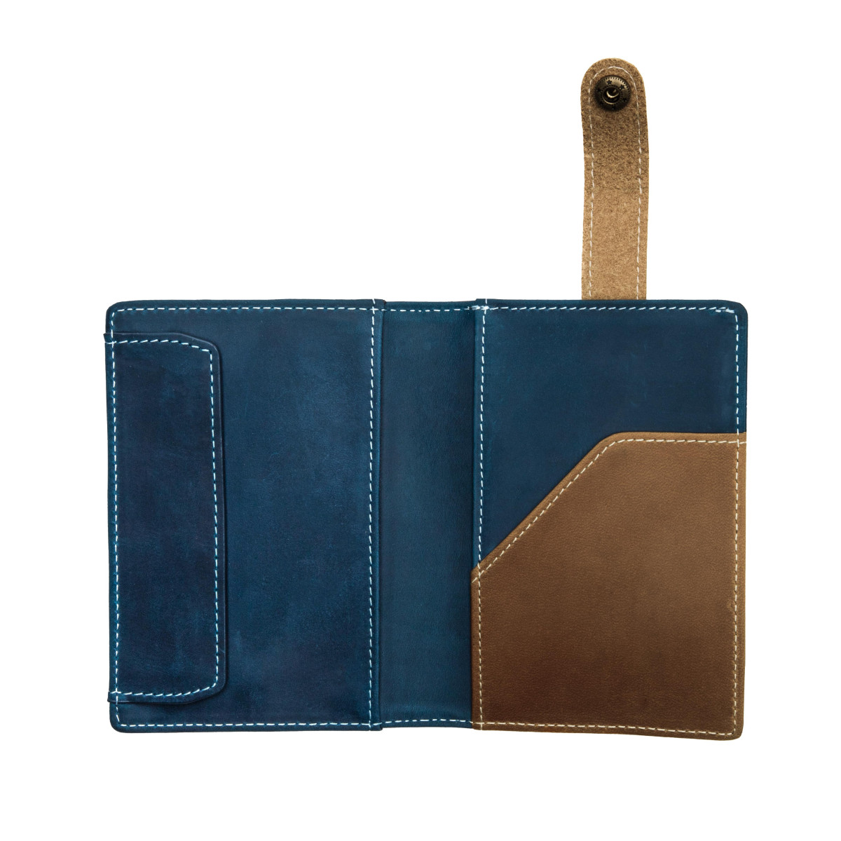 LePortefeuille Manon Scarabée - portefeuille cuir femme Bleu | PAUL MARIUS