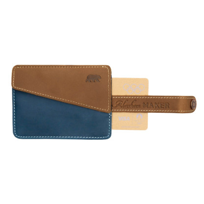 Portefeuille extra plat en cuir anti RFID HANDY | Alaskan Maker