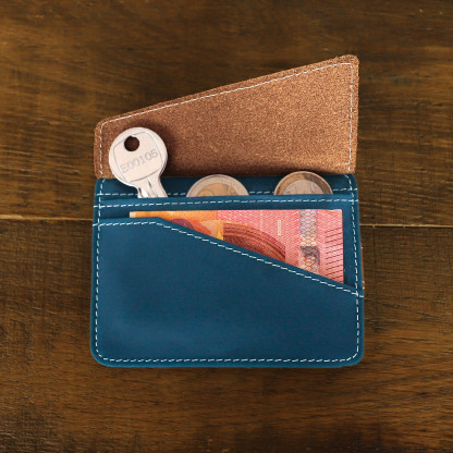 Portefeuille extra plat en cuir anti RFID HANDY | Alaskan Maker