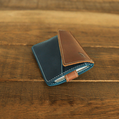 Portefeuille extra plat en cuir anti RFID HANDY | Alaskan Maker
