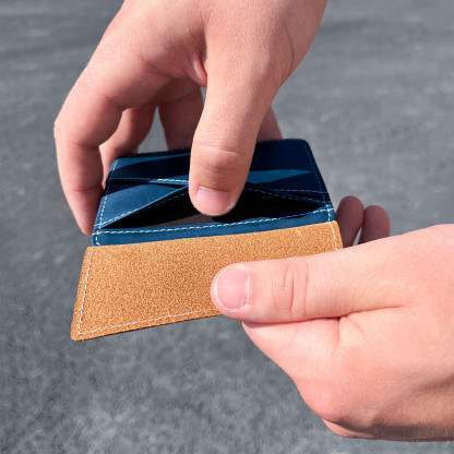 Portefeuille extra plat en cuir anti RFID HANDY | Alaskan Maker