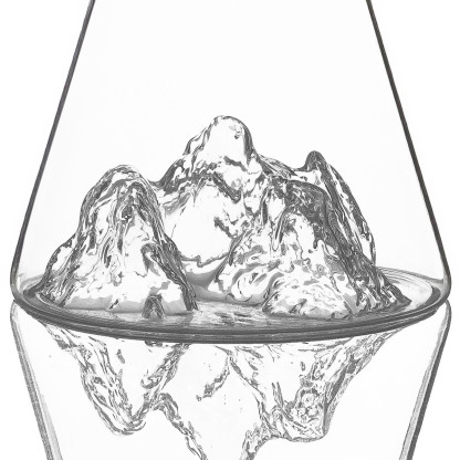 Carafe à eau : Aiguille du Midi