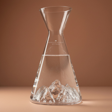 Water carafe TOPOGRAPHIC: Aiguille du Midi