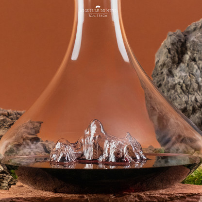 Carafe à vin TOPOGRAPHIC : Aiguille du Midi