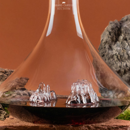 Carafe à vin TOPOGRAPHIC : Grand Canyon
