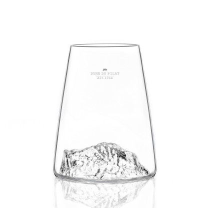 Long Drink Glass TOPOGRAPHIC:  Dune of Pilat