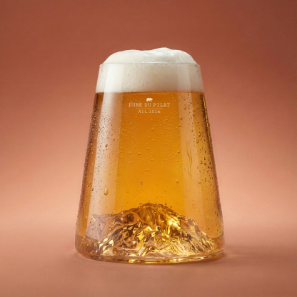 Long Drink Glass TOPOGRAPHIC:  Dune of Pilat