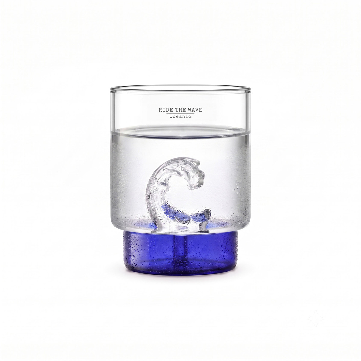 Oceanic Lighthouse glass and box