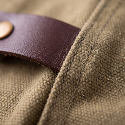 Tablier cuir et toile waxée No.547 | Alaskan Maker