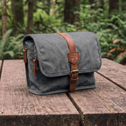 Trousse de toilette à suspendre TRAPPEUR toile waxée | Alaskan MAKER