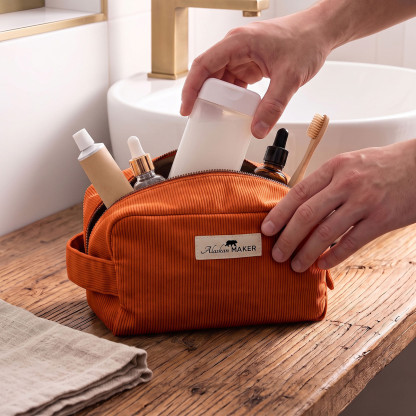 Willow corduroy toiletry bag