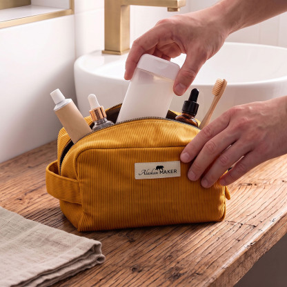 Willow corduroy toiletry bag