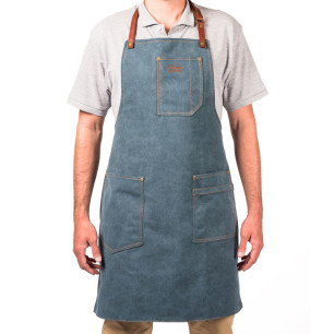 tablier cuir cuisine lanières et finitions cuir No.325 | Alaskan MAKER