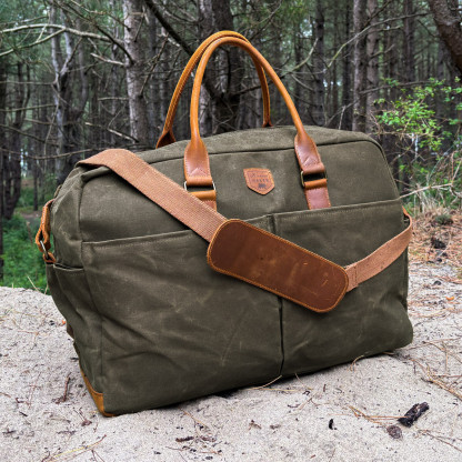 Sac Weekend homme, sac de voyage vintage WRANGELL | Alaskan MAKER