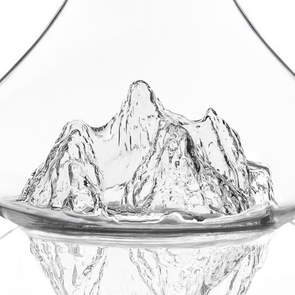 Carafe à vin TOPOGRAPHIC : Aiguille du Midi