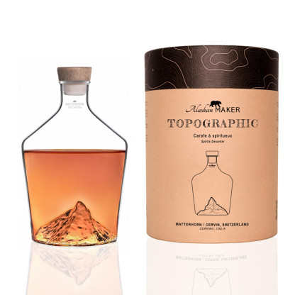 TOPOGRAPHIC Spirits Decanter: Matterhorn