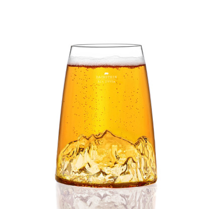 Long Drink Glass TOPOGRAPHIC:  Dachstein