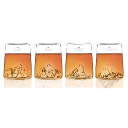 Coffret cadeau de 4 shooters Topographic