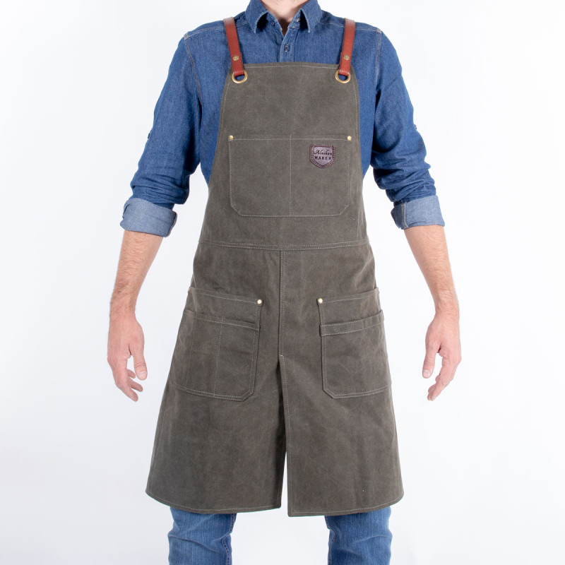 tablier homme long et fendu