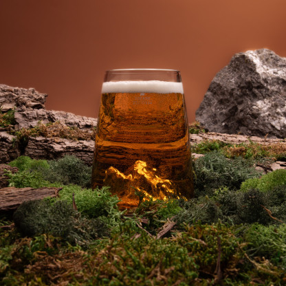 Verre Design TOPOGRAPHIC : Tofane