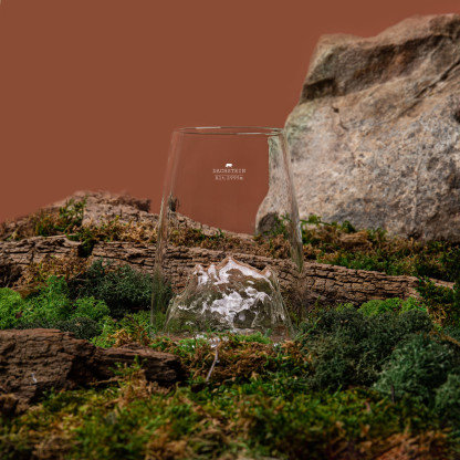 Long Drink Glass TOPOGRAPHIC:  Dachstein