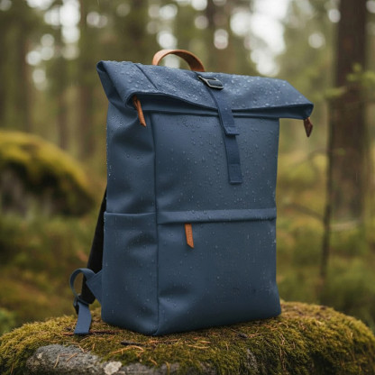 Roll top waterproof backpack