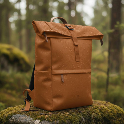 Roll top waterproof backpack