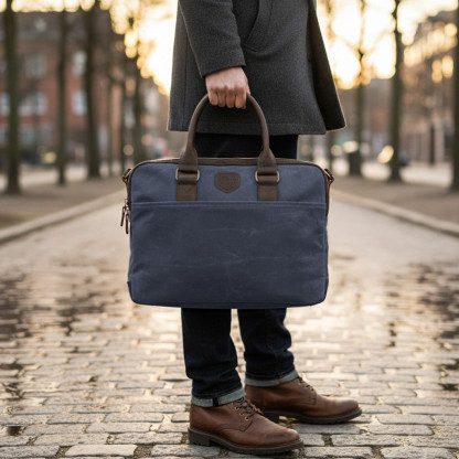 Sac ordinateur cuir ANCHORAGE | Alaskan MAKER