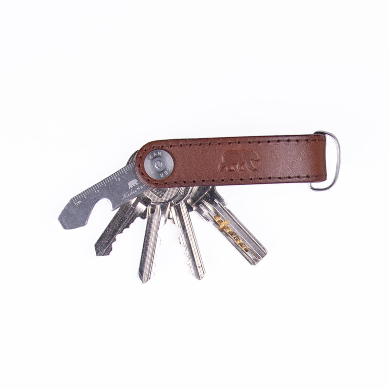Porte clé original en cuir pour homme LOOP