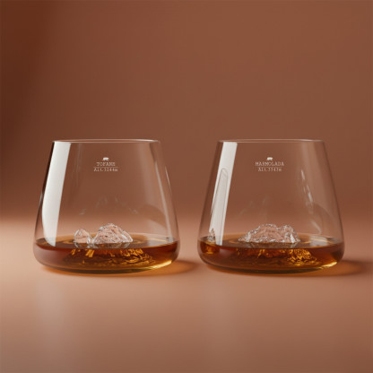 Verres à whisky TOPOGRAPHIC : Tofane Marmolada