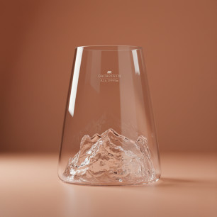 Long Drink Glass TOPOGRAPHIC:  Dachstein