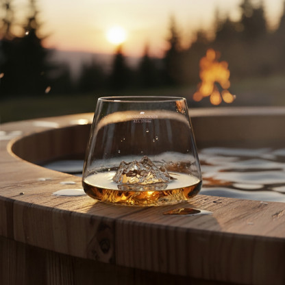 Set de 2 verres TOPOGRAPHIC : Grossglockner / Dachstein