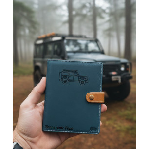 Leather vehicle registration pouch