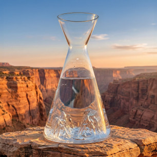 Water carafe TOPOGRAPHIC: Grand Canyon