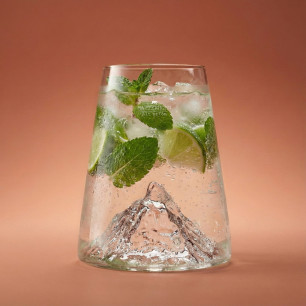 TOPOGRAPHIC design beer glass: Matterhorn Mountain | Alaskan MAKER