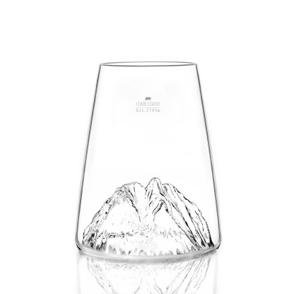 Design glass Canigou TOPOGRAPHIC