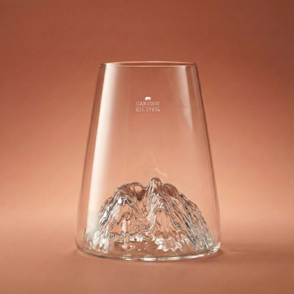 Verre design Canigou