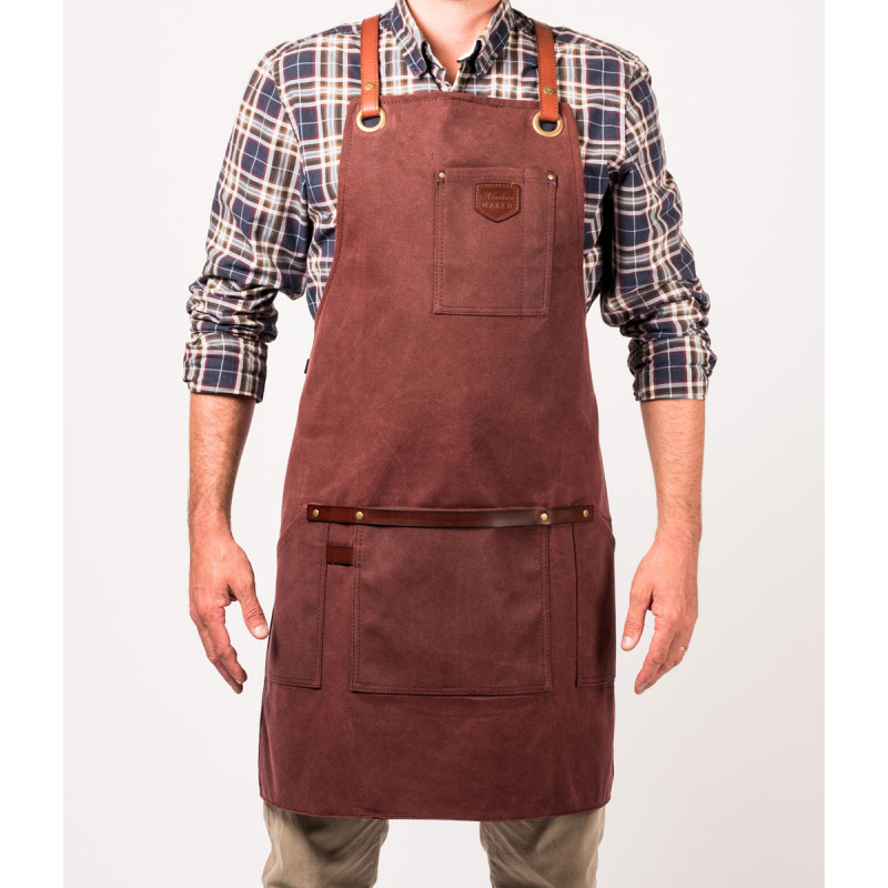tablier cuisine cuir