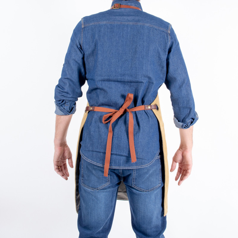 Tablier laniere cuir