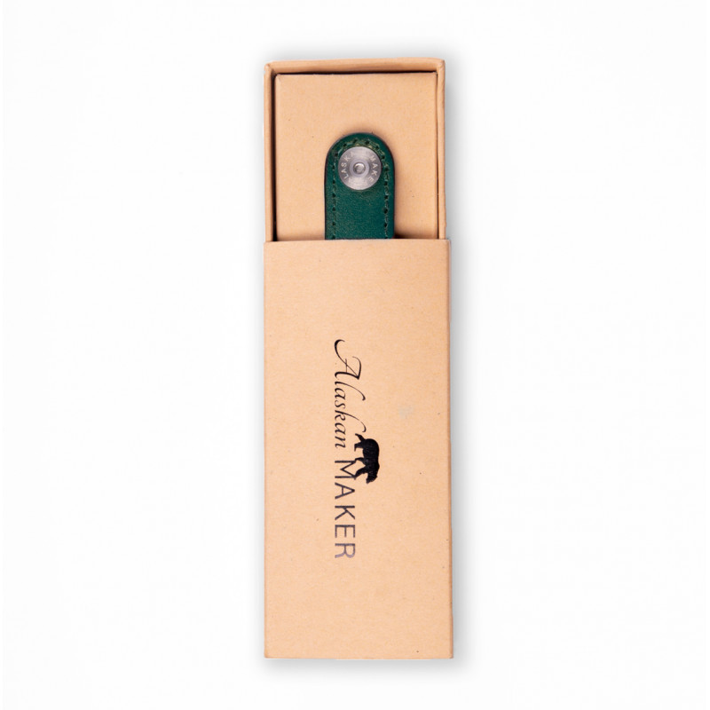Porte-clé homme original en cuir livré avec un decapsuleur