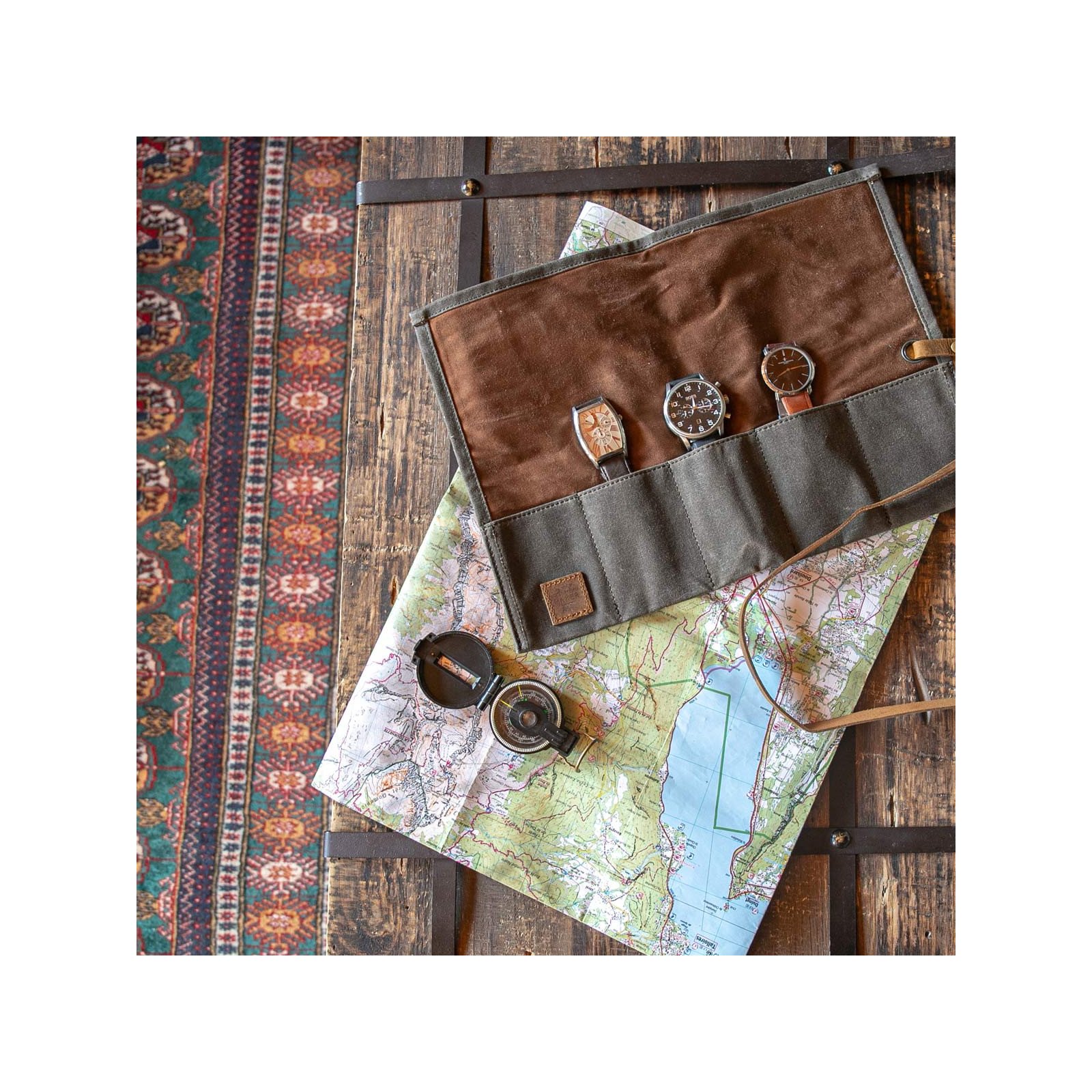 marmotte cuir montre