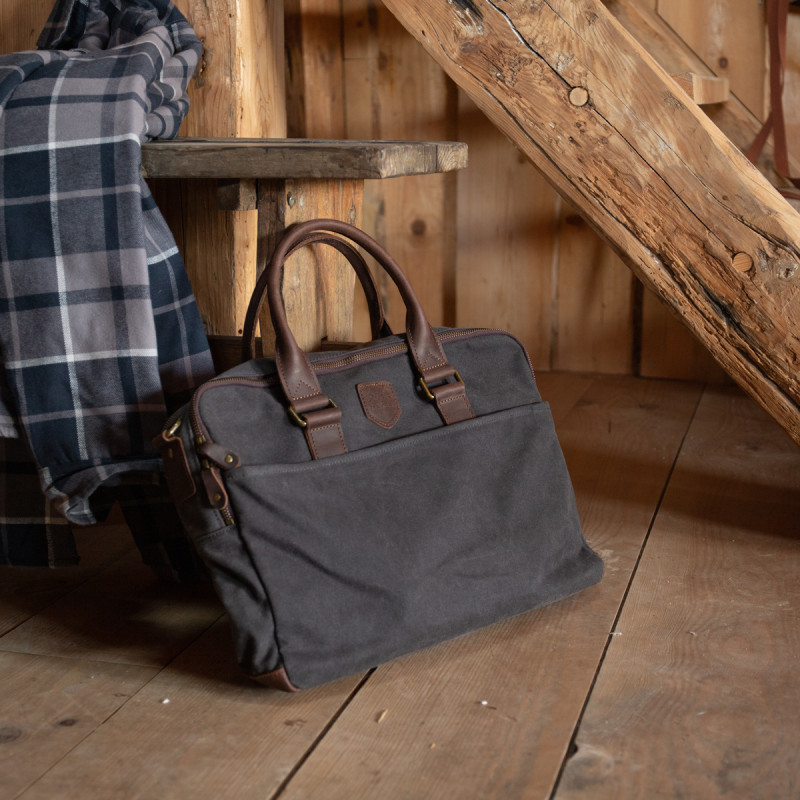sac ordinateur toile
