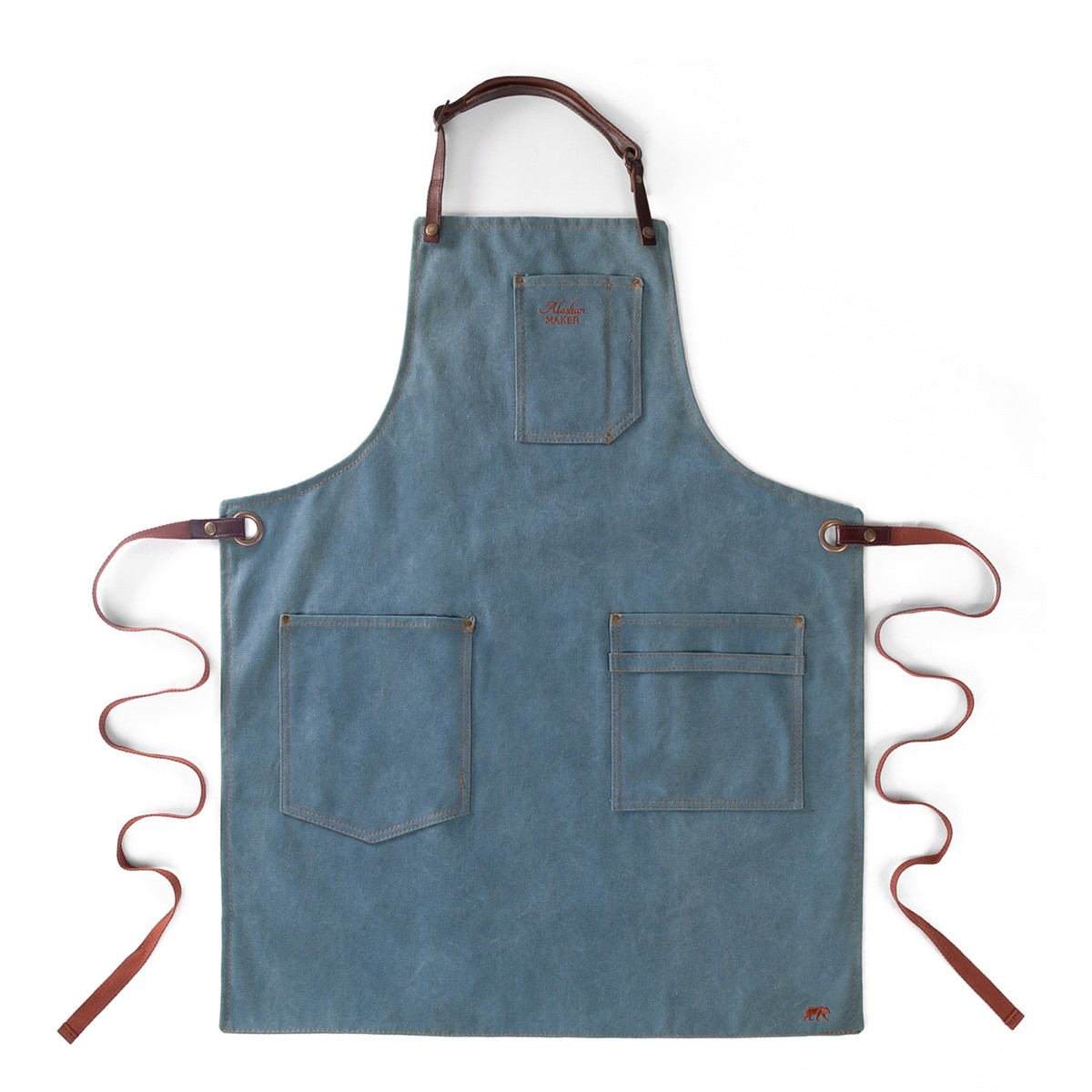 Tablier Maréchal-ferrant Cuir Véritable Suédé - Longueur 27 Pouces - Neuf