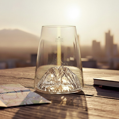 Verre design Canigou