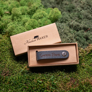 Porte clé original en cuir pour homme LOOP | Alaskan Maker