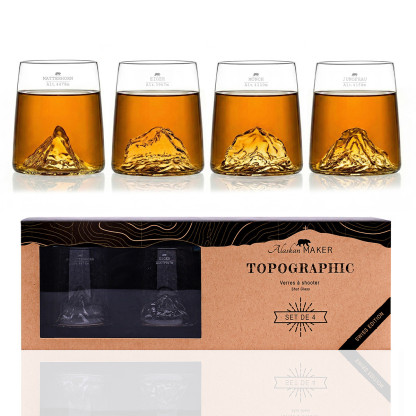 Box of 4 shooters Swiss Edition TOPOGRAPHIC