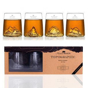 Coffret de 4 shooters - Montagnes Italiennes