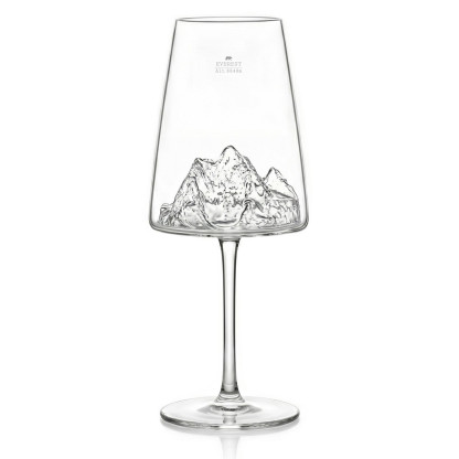 Everest wine glass TOPOGRAPHIC