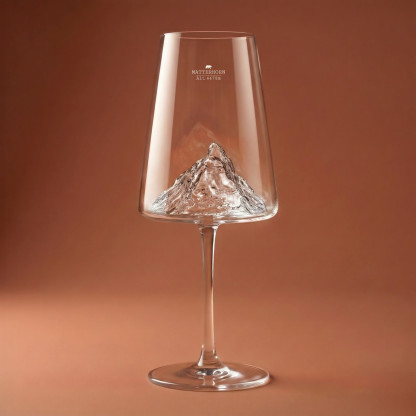 Matterhorn wine glass TOPOGRAPHIC