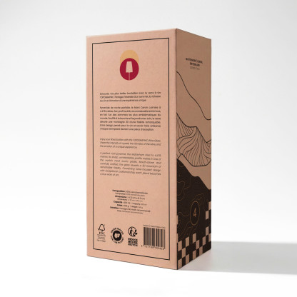 Matterhorn wine glass TOPOGRAPHIC